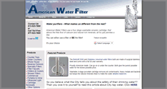 Desktop Screenshot of americanwaterfilter.com